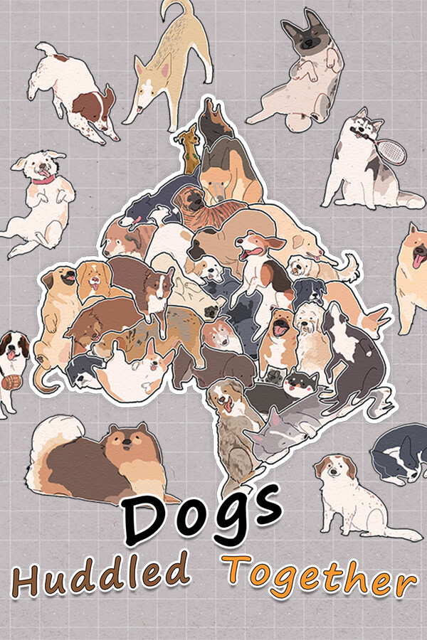 Dogs Huddled Together 挤在一起的狗狗们 for steam