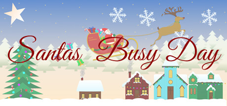 Santa's busy day cover art