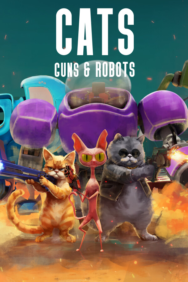 Steam portrait for Cats, Guns & Robots.