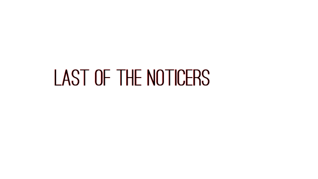 Last of the Noticers Logo