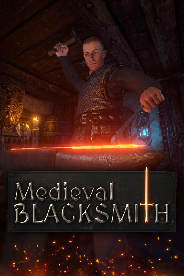 Steam portrait for Medieval Blacksmith.