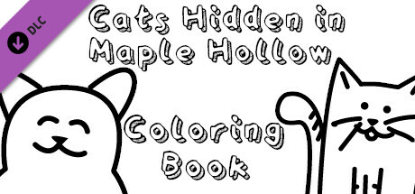 Cats Hidden in Maple Hollow - Coloring Book cover art