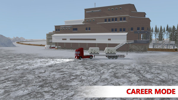 Скриншот из Arctic Trucker Simulator