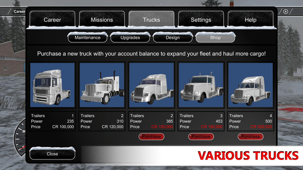Скриншот из Arctic Trucker Simulator