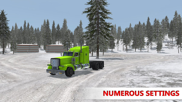 Скриншот из Arctic Trucker Simulator
