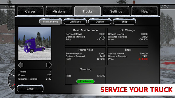 Скриншот из Arctic Trucker Simulator