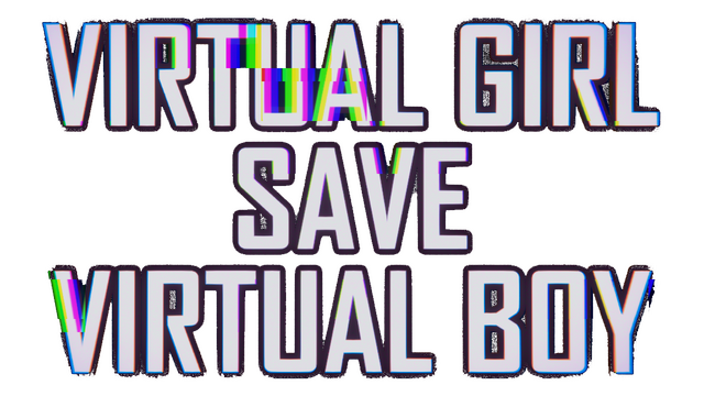 Virtual girl save virtual boy Logo