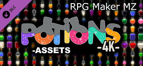 RPG Maker MZ - Potions Asset Pack 4K cover art
