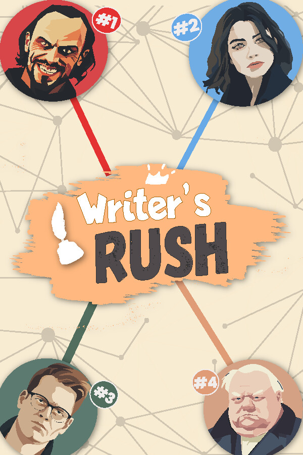 Steam portrait for Writer's Rush.
