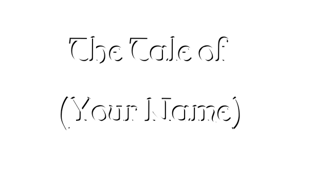 The Tale of (Your Name) Logo