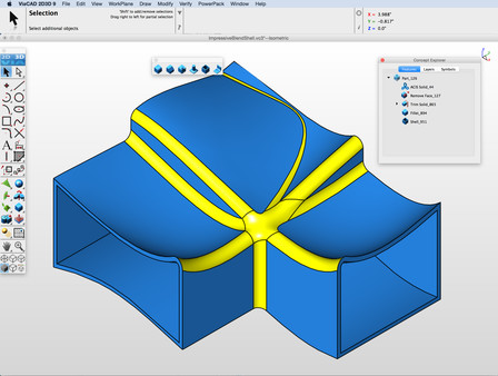 Punch! ViaCAD 2D/3D v9 + 3D Printing PowerPack LT screenshot