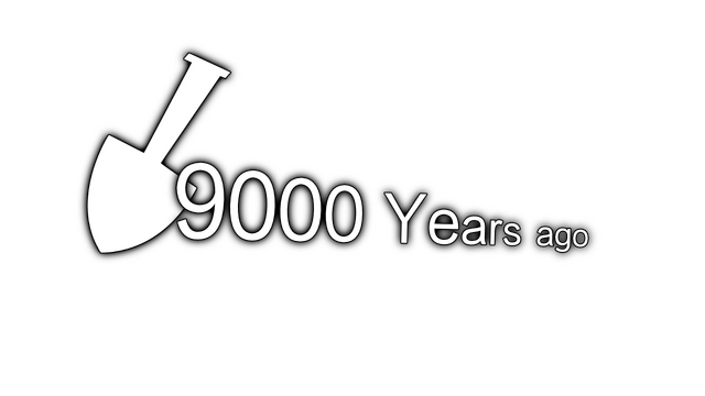 9000 Years Ago Logo