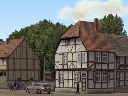 Скриншот из Railroad X : Modelset 1 - Railstation, Houses, Barn