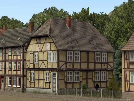 Скриншот из Railroad X : Modelset 1 - Railstation, Houses, Barn