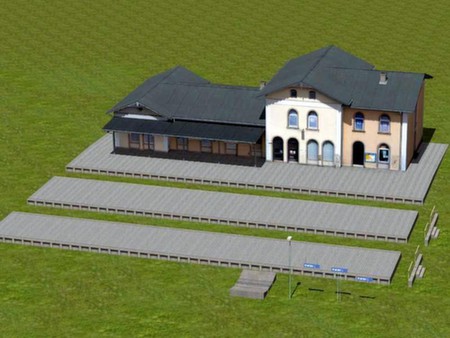Скриншот из Railroad X : Modelset 1 - Railstation, Houses, Barn