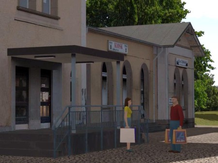 Скриншот из Railroad X : Modelset 1 - Railstation, Houses, Barn