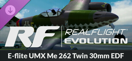 RealFlight Evolution - E-flite UMX Me 262 Twin 30mm EDF cover art