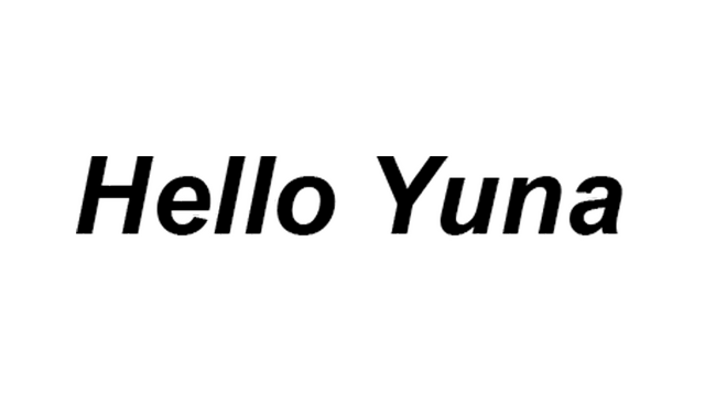 Hello Yuna Logo