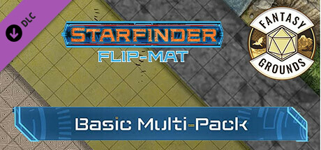 Fantasy Grounds - Starfinder RPG - Starfinder Flip-Mat - Basic Terrain Multi-Pack cover art