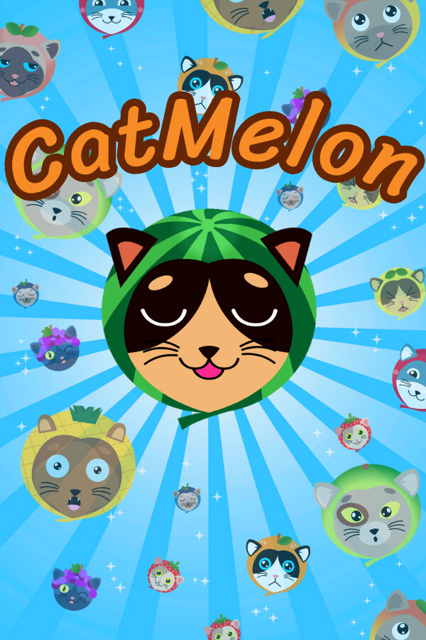 Steam portrait for CatMelon - Suika Game.