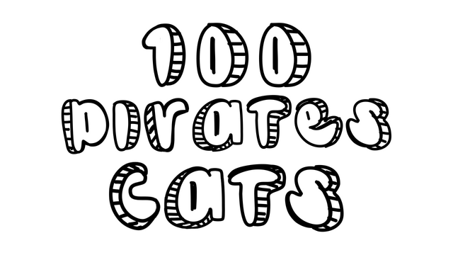 100 Pirate Cats Logo