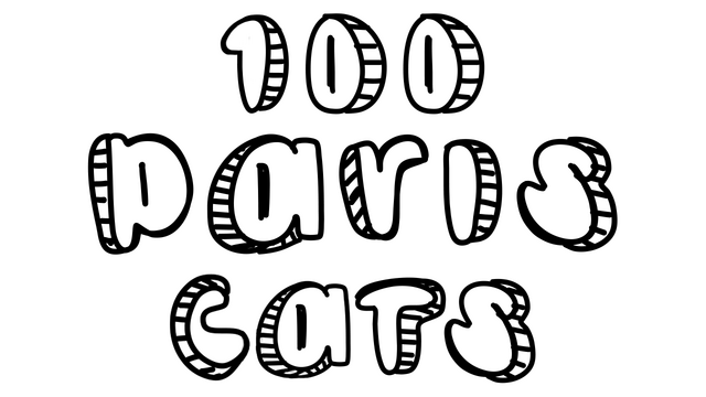 100 Paris Cats Logo