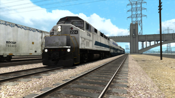 Скриншот из Train Simulator: Los Angeles Commuter Rail F59PH Loco Add-On