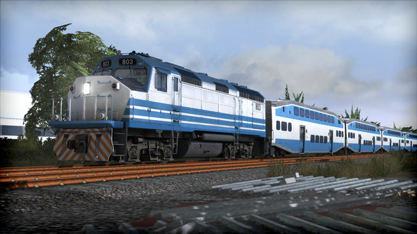 Скриншот из Train Simulator: Miami Commuter Rail F40PHL-2 Loco Add-On