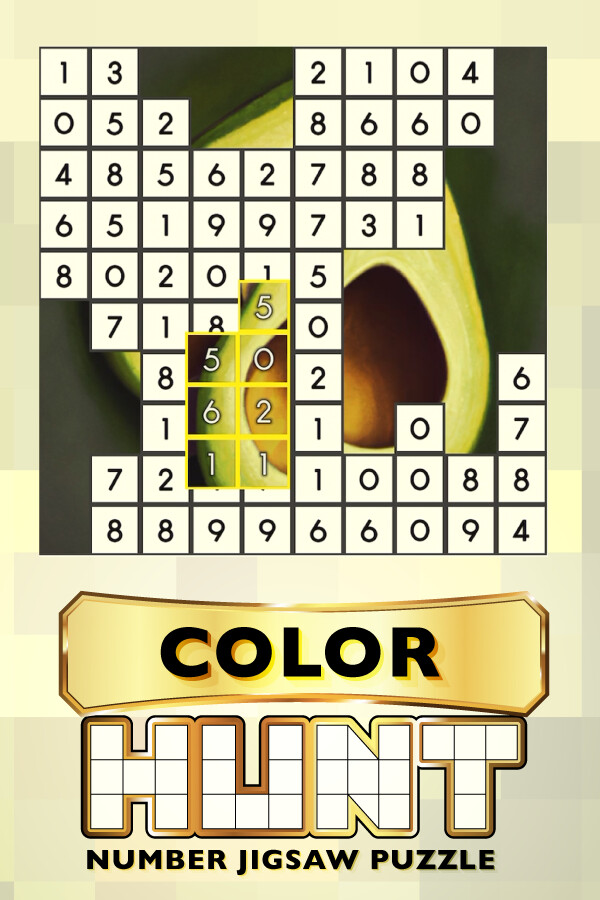 Steam portrait for Color Hunt - Number Jigsaw Puzzle.