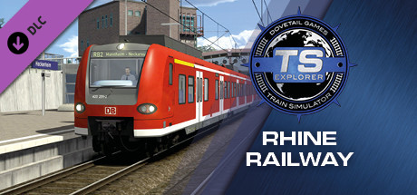Train Simulator: The Rhine Railway: Mannheim - Karlsruhe Route Add-On cover art