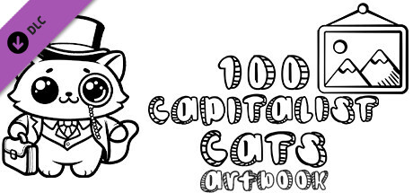 100 Capitalist Cats - Artbook cover art