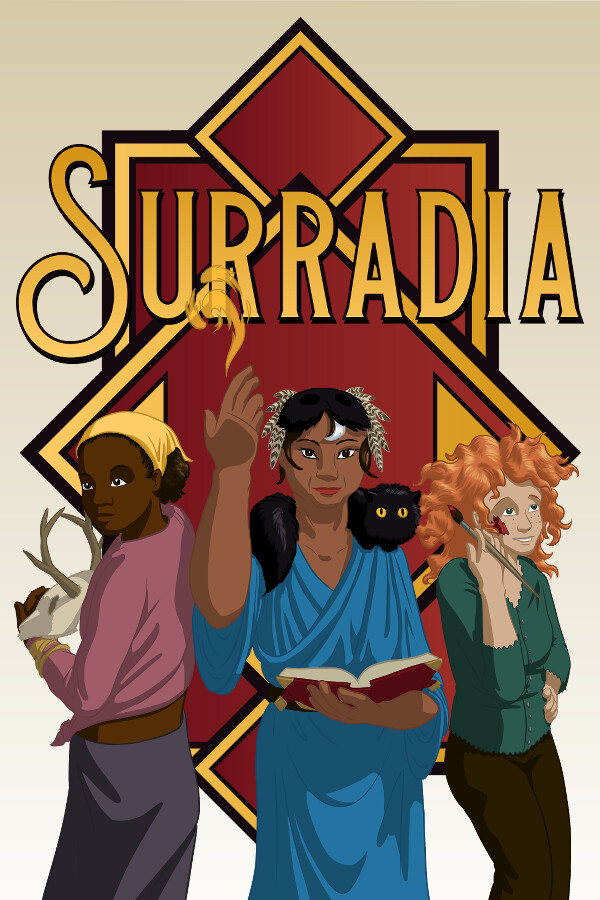 Steam portrait for Surradia: An Art Retrospective.