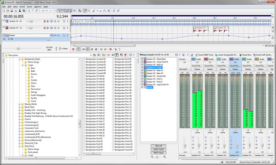 Скриншот из ACID Music Studio 10 - Steam Powered