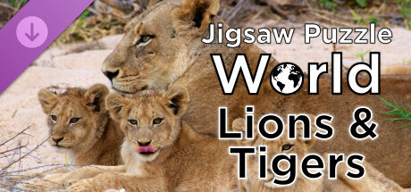 Jigsaw Puzzle World - Lions & Tigers cover art