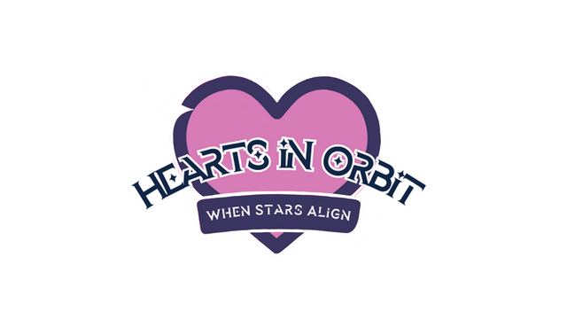 Hearts in Orbit: When Stars Align Logo