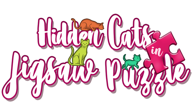 Hidden Cats in Jigsaw Puzzle Logo