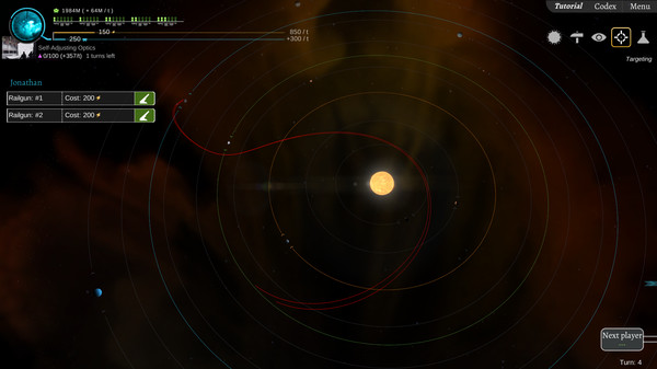 Interplanetary game for Linux 1