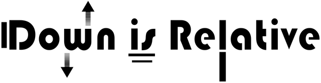 Down is Relative Logo