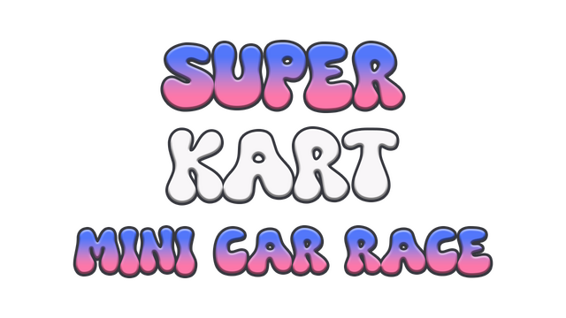 Super Kart Mini Car Race Logo