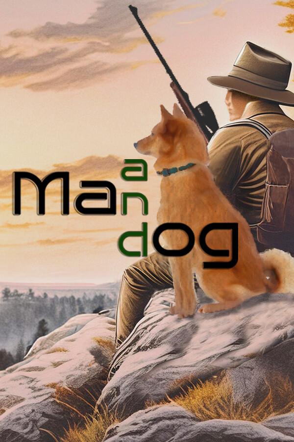 Steam portrait for Man and Dog.