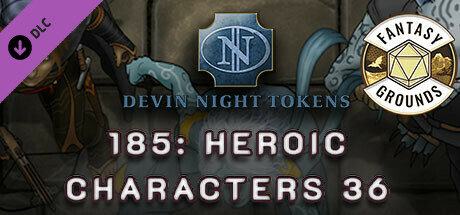 Fantasy Grounds - Devin Night Pack 185: Heroic Characters 36 cover art