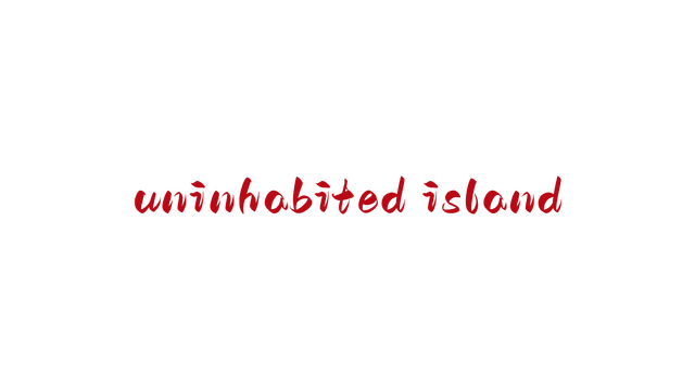uninhabited island Logo