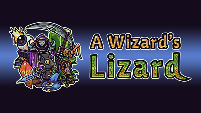 A Wizard's Lizard Logo