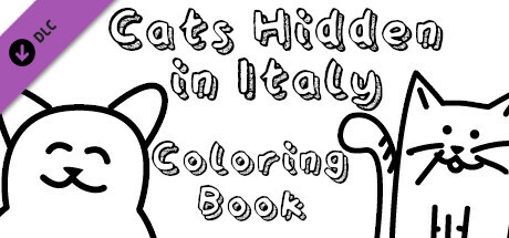 Cats Hidden in Italy - Coloring Book cover art