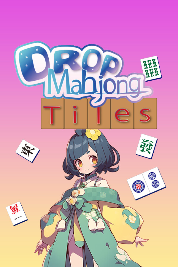 Steam portrait for Drop Mahjong tiles.