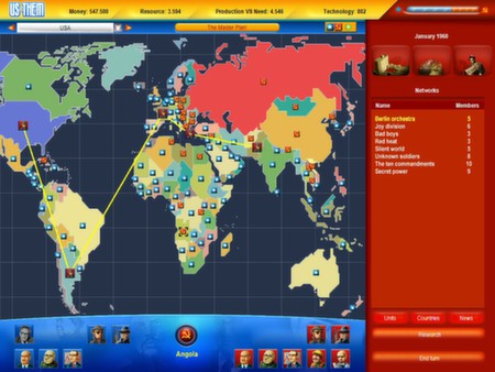 US and THEM game for Linux 1