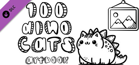 100 Dino Cats - Artbook cover art