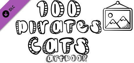 100 Pirate Cats - Artbook cover art