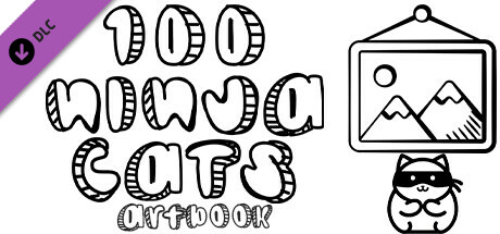 100 Ninja Cats - Artbook cover art