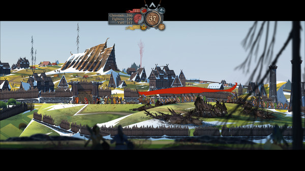 Скриншот из The Banner Saga 2